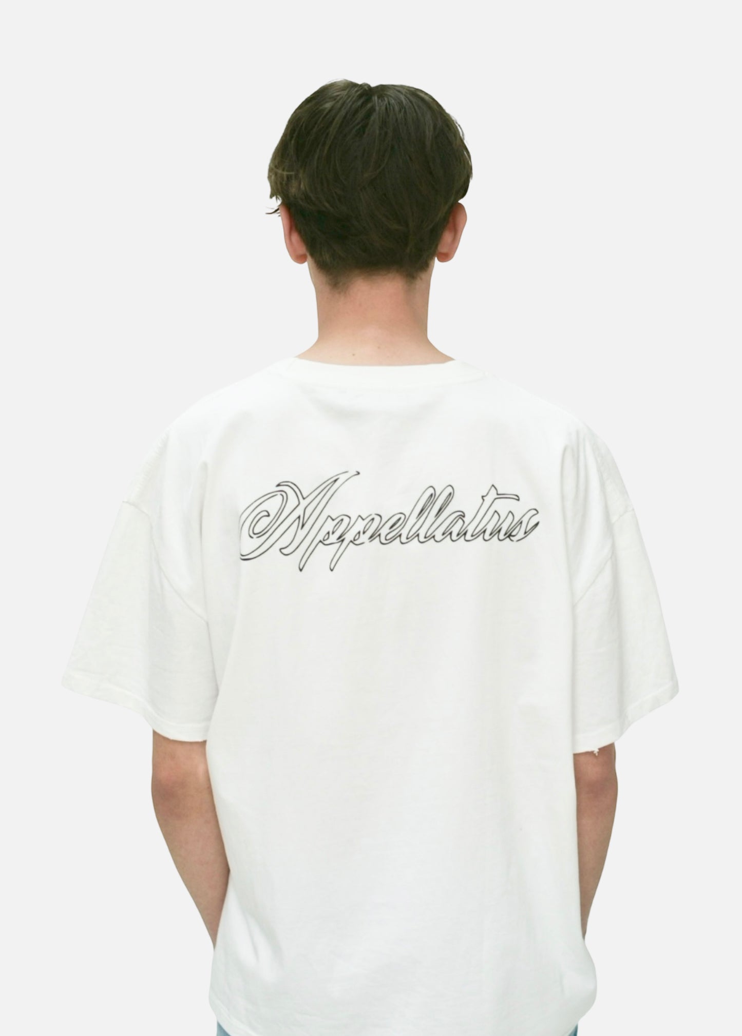 DISTRESSED SCRIPT LOGO T-SHIRT