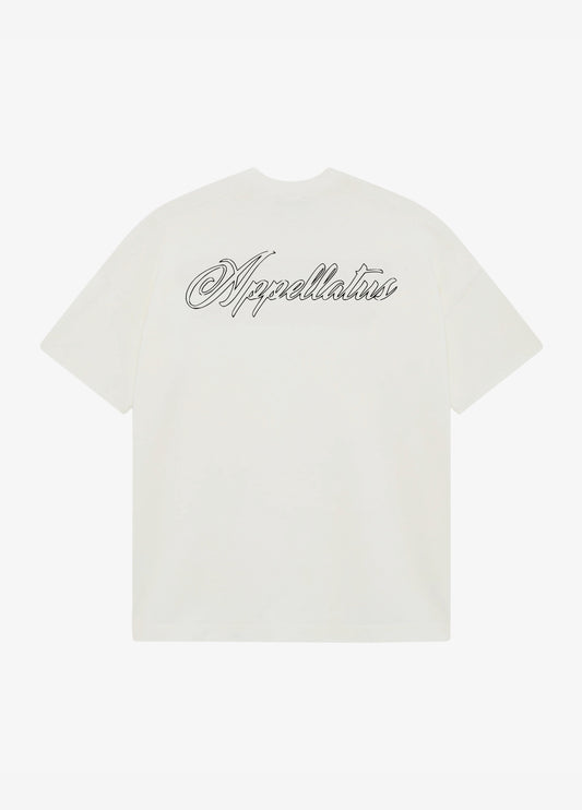 DISTRESSED SCRIPT LOGO T-SHIRT